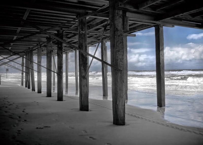 Dancing by the pier